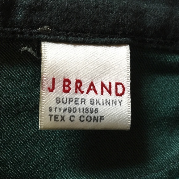 J BRAND SUPER SKINNY Jeans 310410 - Picture 4 of 5